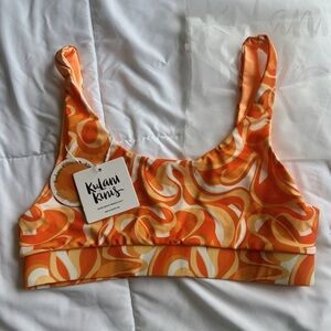 NWT Kulani Kinis Long Crop Bikini Top- NEVER WORN